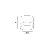 Skarlat  RDLС73017-3 5W WH 4000K-0